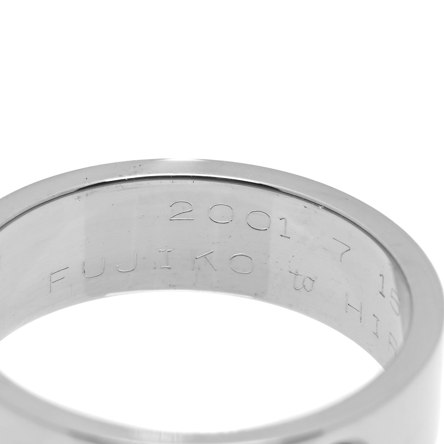 Cartier 18K White Gold 6mm LOVE Ring 58 8.25 5 of 6