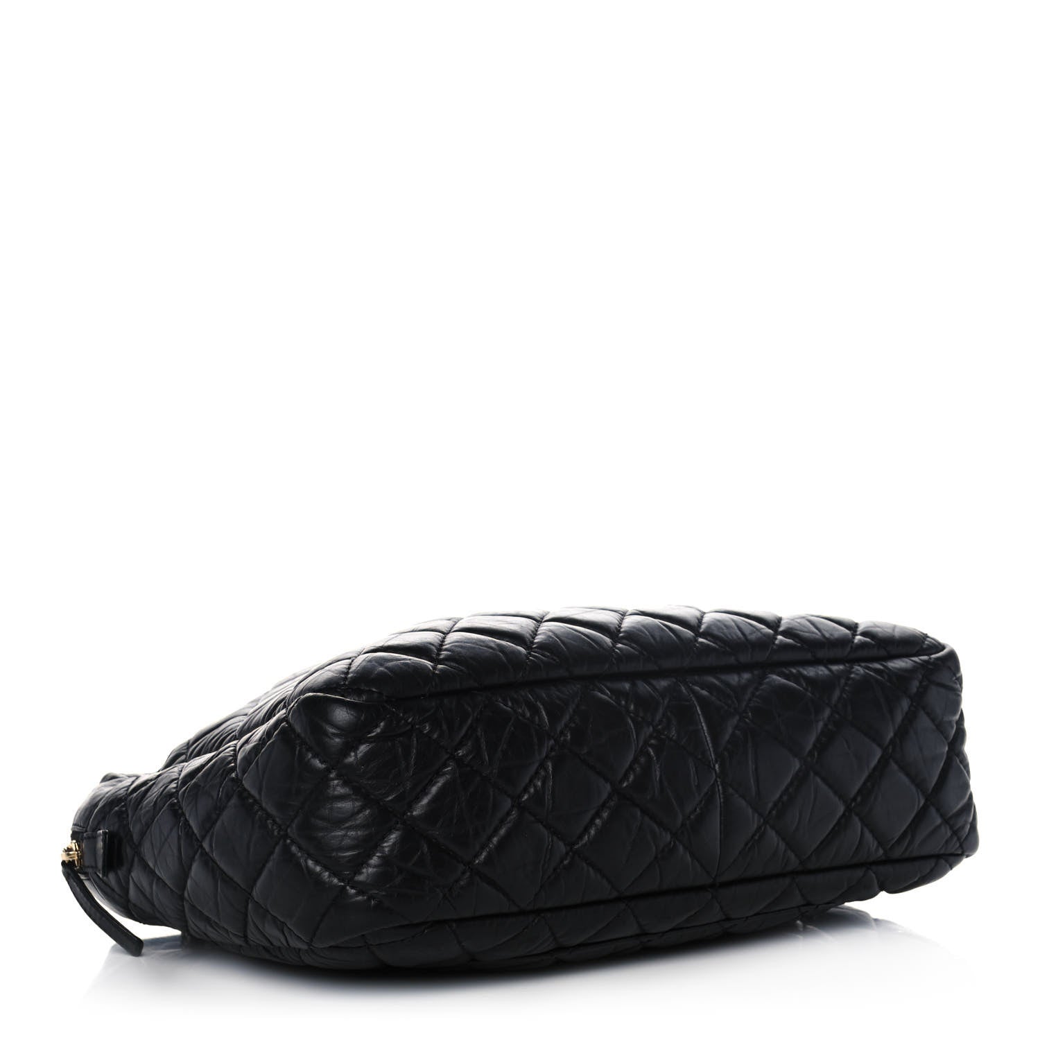Chanel Aged Calfskin Quilted Large Reissue Camera Case Black 4 of 9