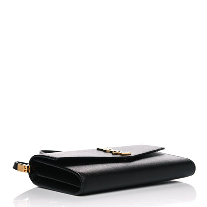 Saint Laurent Grain De Poudre Mini Uptown Crossbody Bag Black 3 of 4