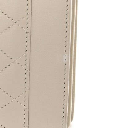 Saint Laurent Lambskin Quilted Mini Gaby Satchel Blanc Vintage 11 of 12