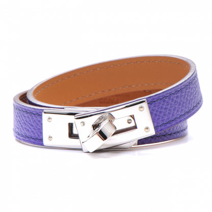 Hermes Epsom Kelly Double Tour Bracelet Crocus Purple Small 1 of 7