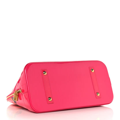 Louis Vuitton Vernis Roses Alma MM Rose Pop 3 of 9
