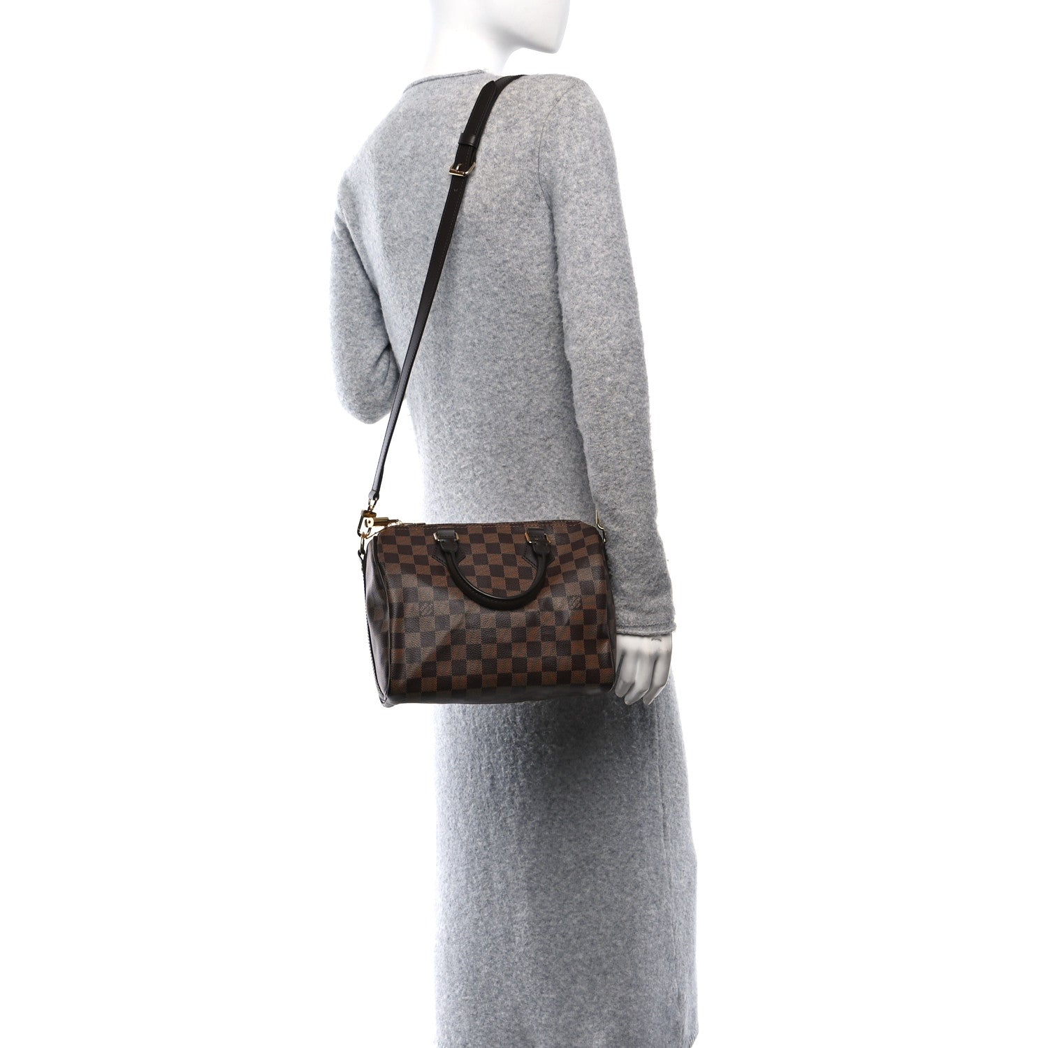 Louis Vuitton Damier Ebene Speedy Bandouliere 25 2 of 9