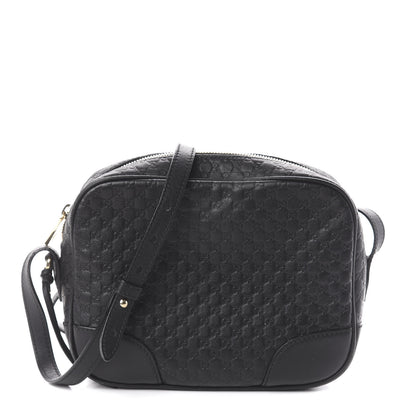 Gucci Microguccissima Mini Bree Messenger Bag Black 1 of 8