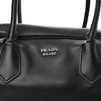 Prada Soft Calf Large Inside Tote Black Mughetto 9 of 9