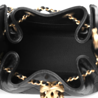 Chanel Caviar Quilted Mini Chanel 25 Handbag Black 16 of 28
