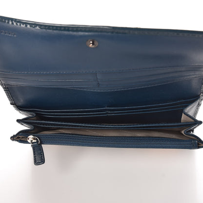 Burberry Nova Check Penrose Continental Wallet Blue 5 of 9