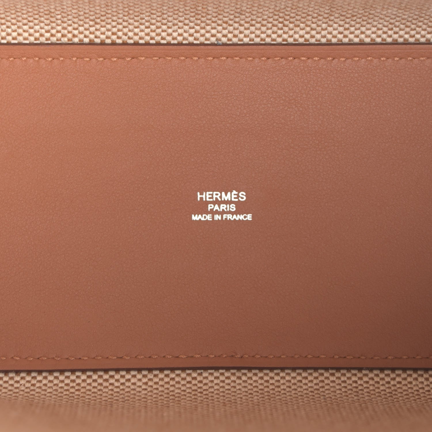 Hermes Swift Toile H Cabas H En Biais 27 Ecru Naturel Gold 6 of 9