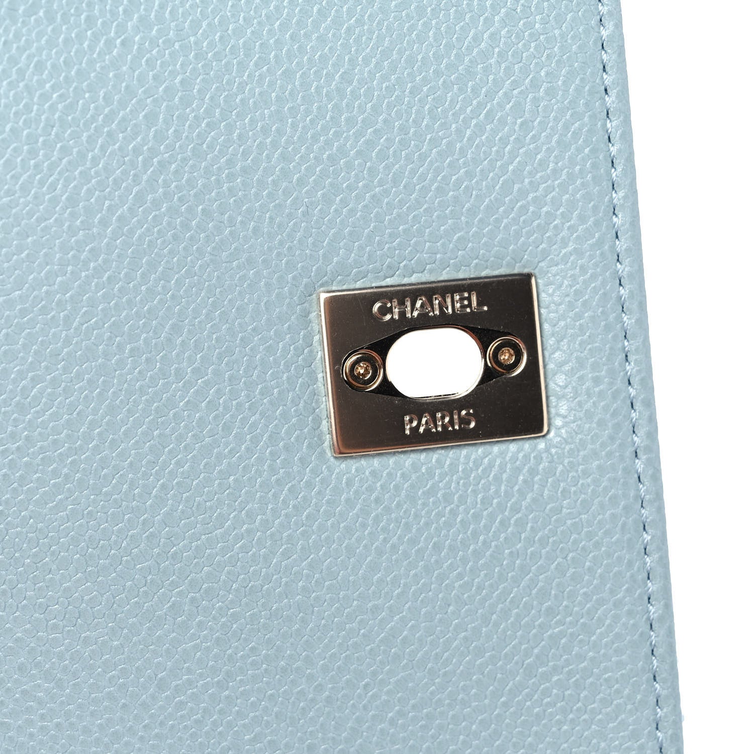 Chanel Caviar Quilted Small Business Affinity Flap Light Blue 10 of 11