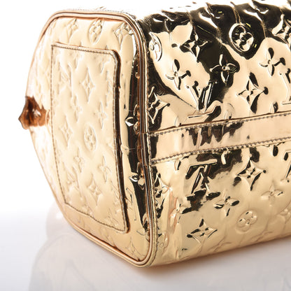 Louis Vuitton Monogram Miroir Speedy 30 Gold 9 of 10