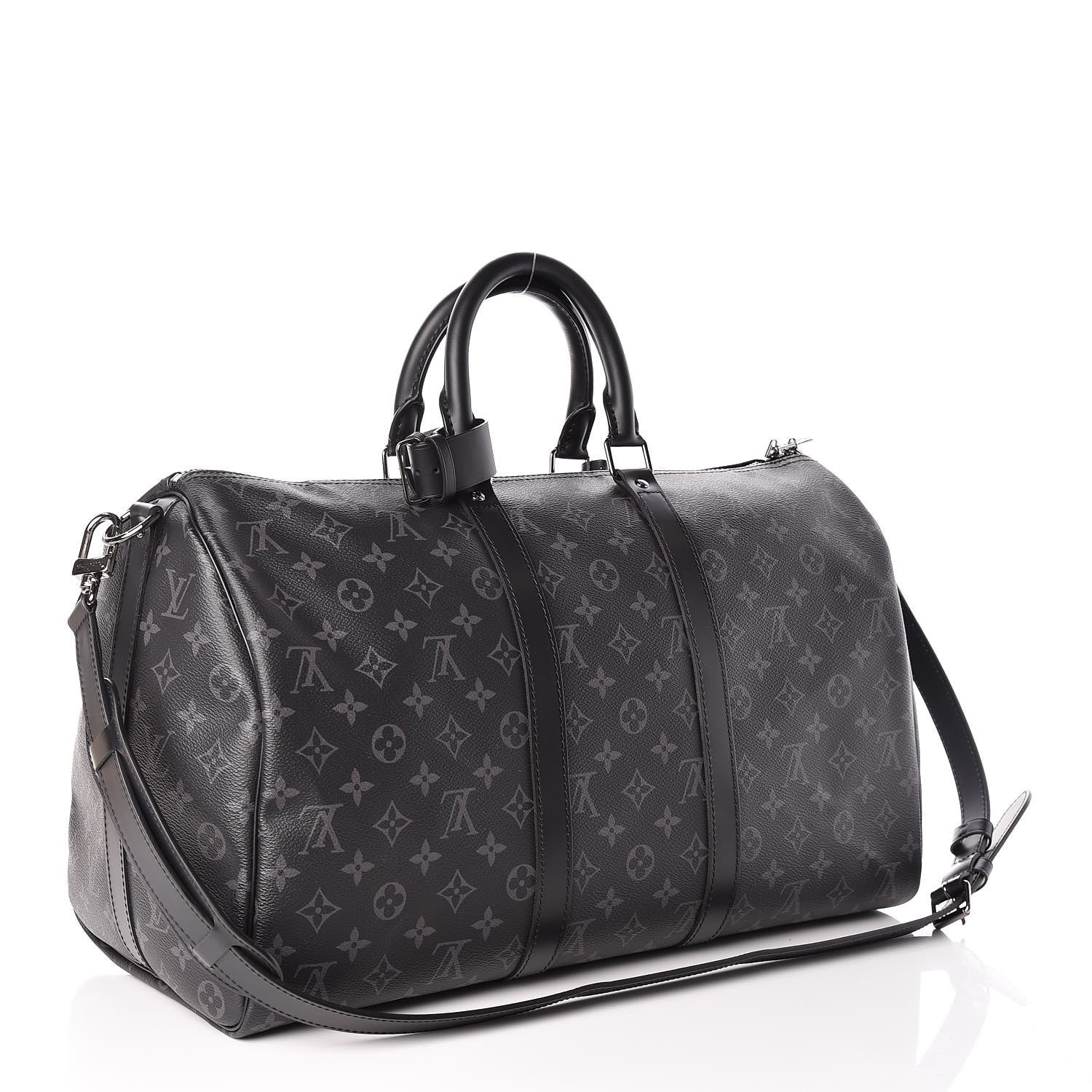 Louis Vuitton Monogram Eclipse Keepall Bandouliere 45 3 of 9