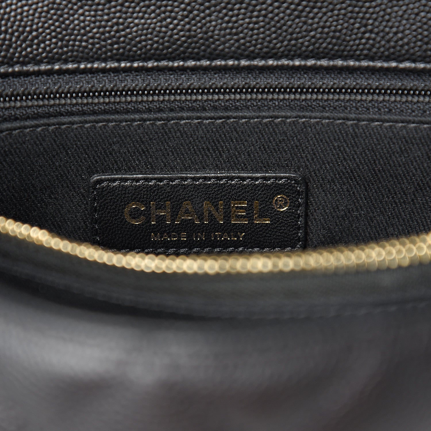 Chanel Caviar Lizard Embossed Quilted Small Coco Handle Flap Black 7 of 11