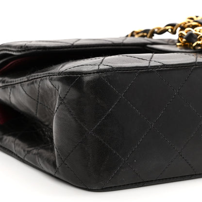 Chanel Lambskin Quilted Small Double Flap Black 8 of 10