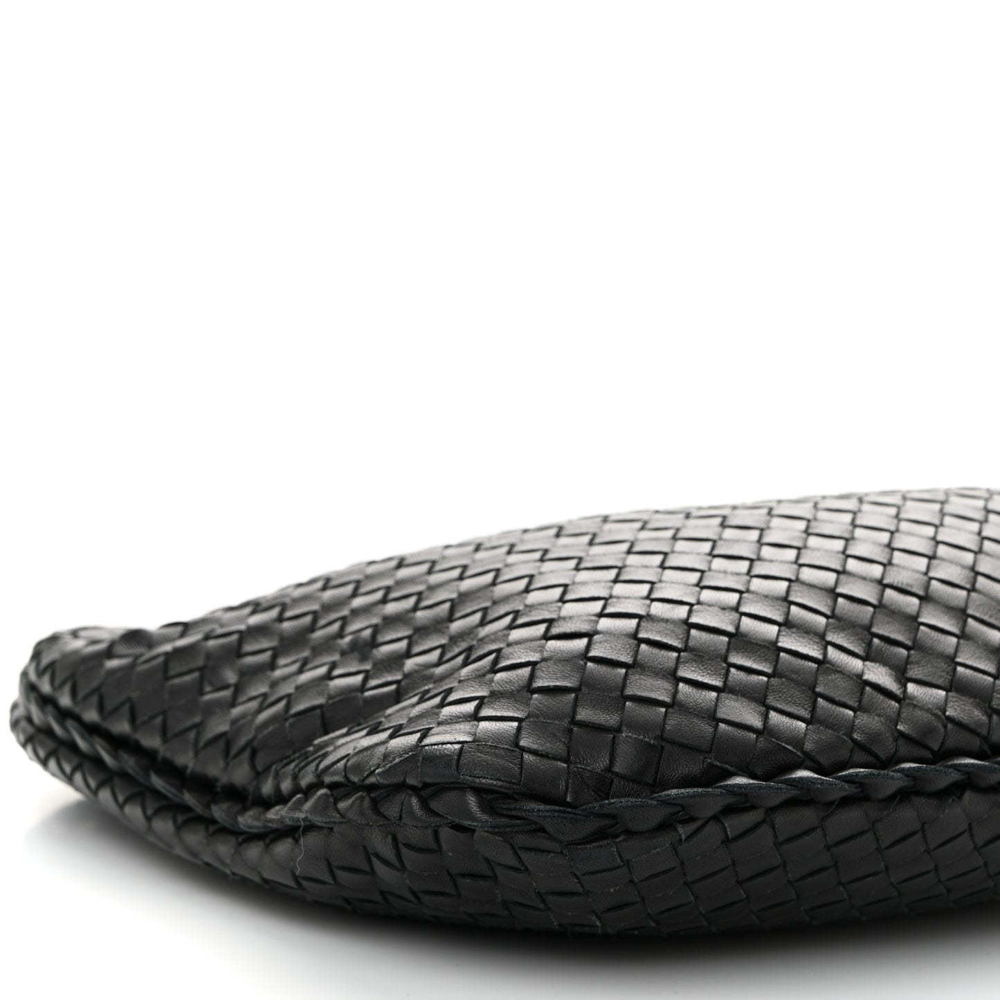 Nappa Intrecciato Medium Veneta Hobo Black