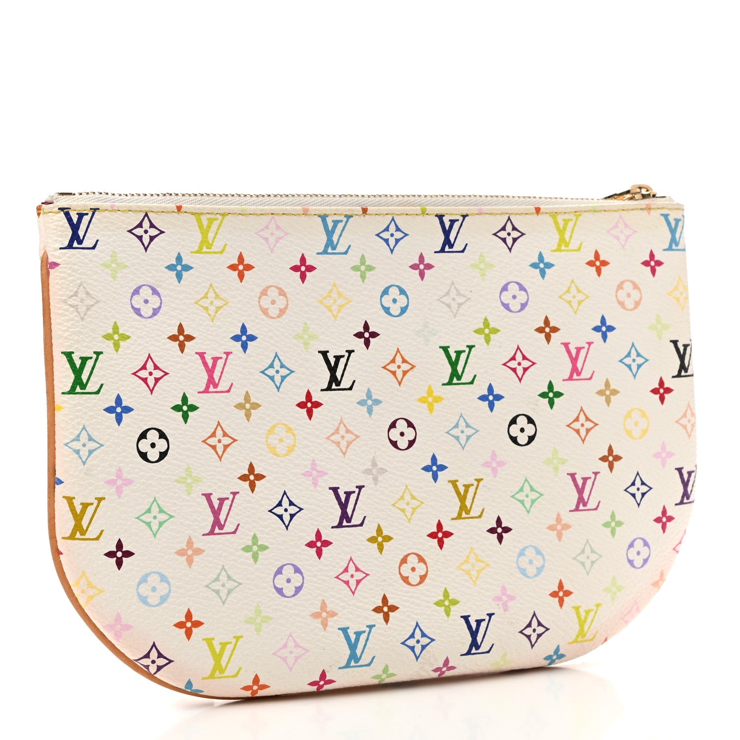 Louis Vuitton Monogram Multicolor Pochette Plate GM White 3 of 7