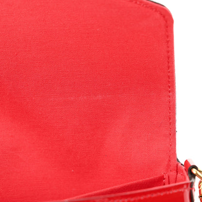 Louis Vuitton Vernis Felicie Pochette Chain Wallet Cherry 12 of 13