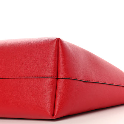 Versace Calfskin Virtus Tote Red 10 of 10