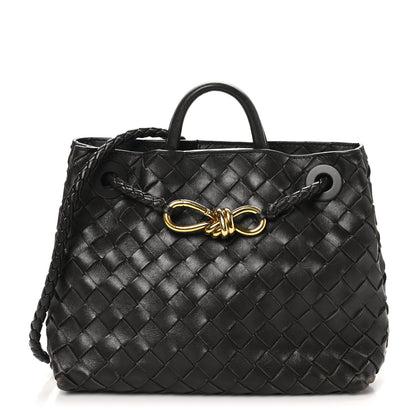 Bottega Veneta Nappa Intrecciato Small Andiamo Shoulder Bag Fondant 1 of 9