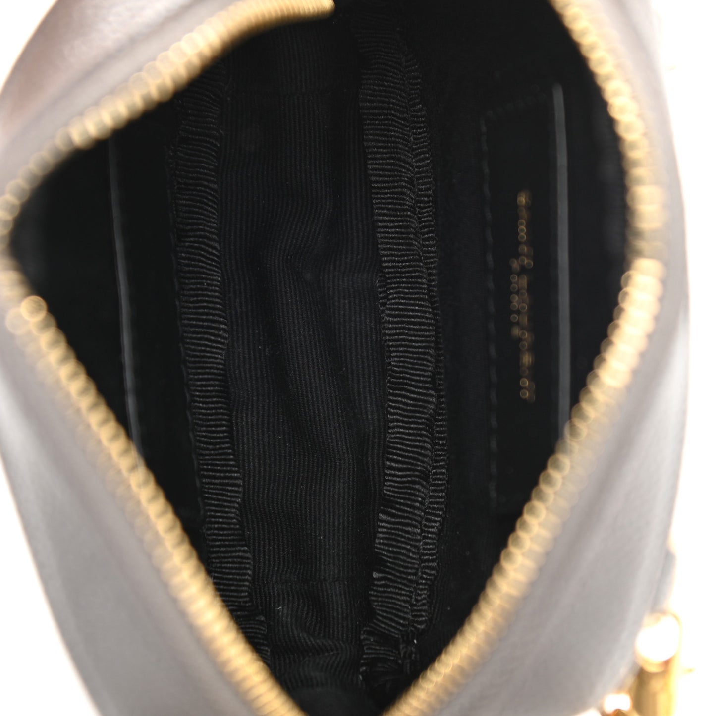 Grain De Poudre Matelasse Monogram Baby Lou Camera Bag Fog
