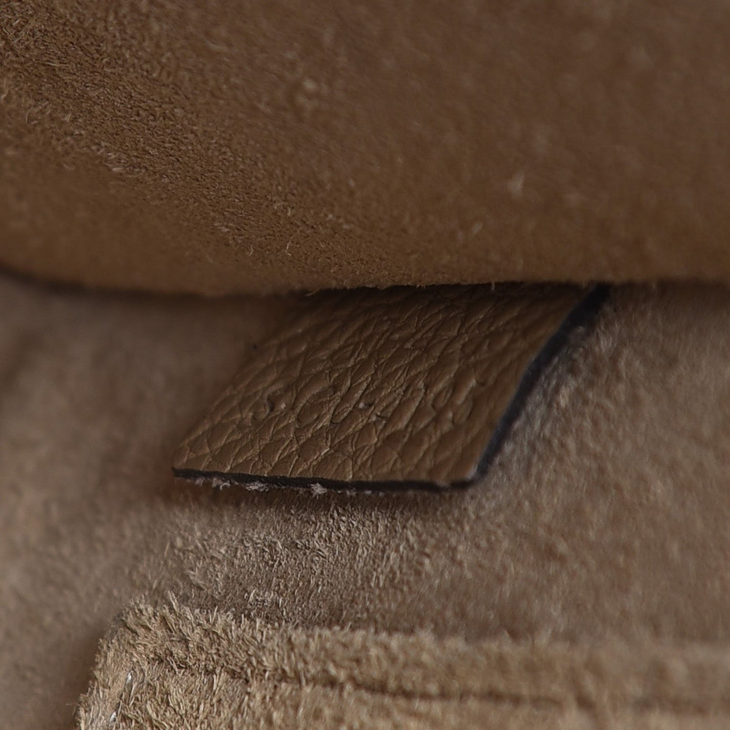 Drummed Calfskin Nano Luggage Dune