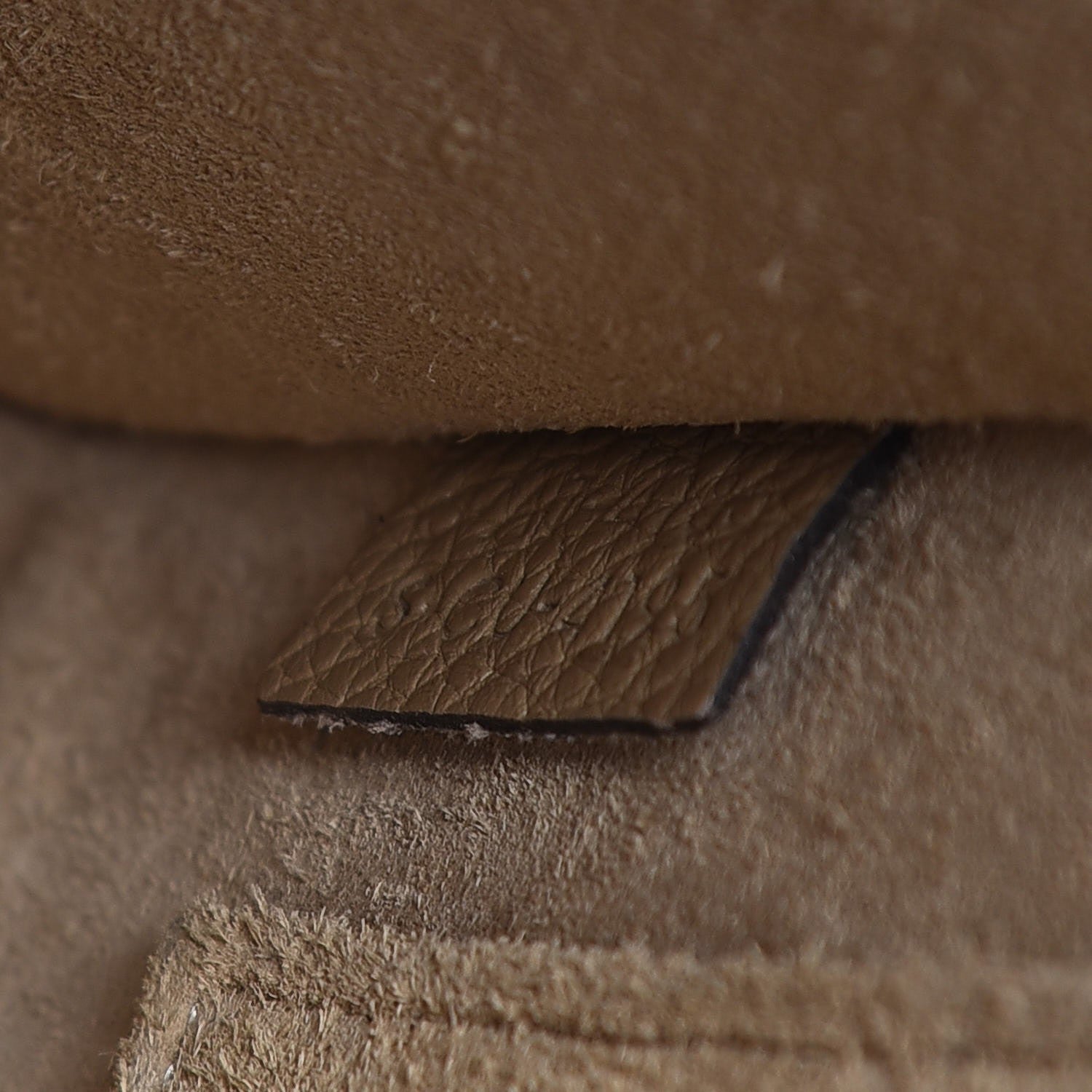 Celine Drummed Calfskin Nano Luggage Dune 8 of 9
