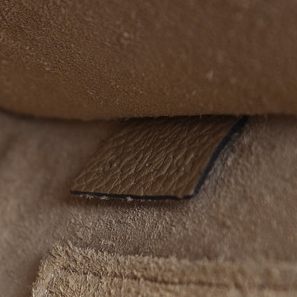 Celine Drummed Calfskin Nano Luggage Dune 8 of 9