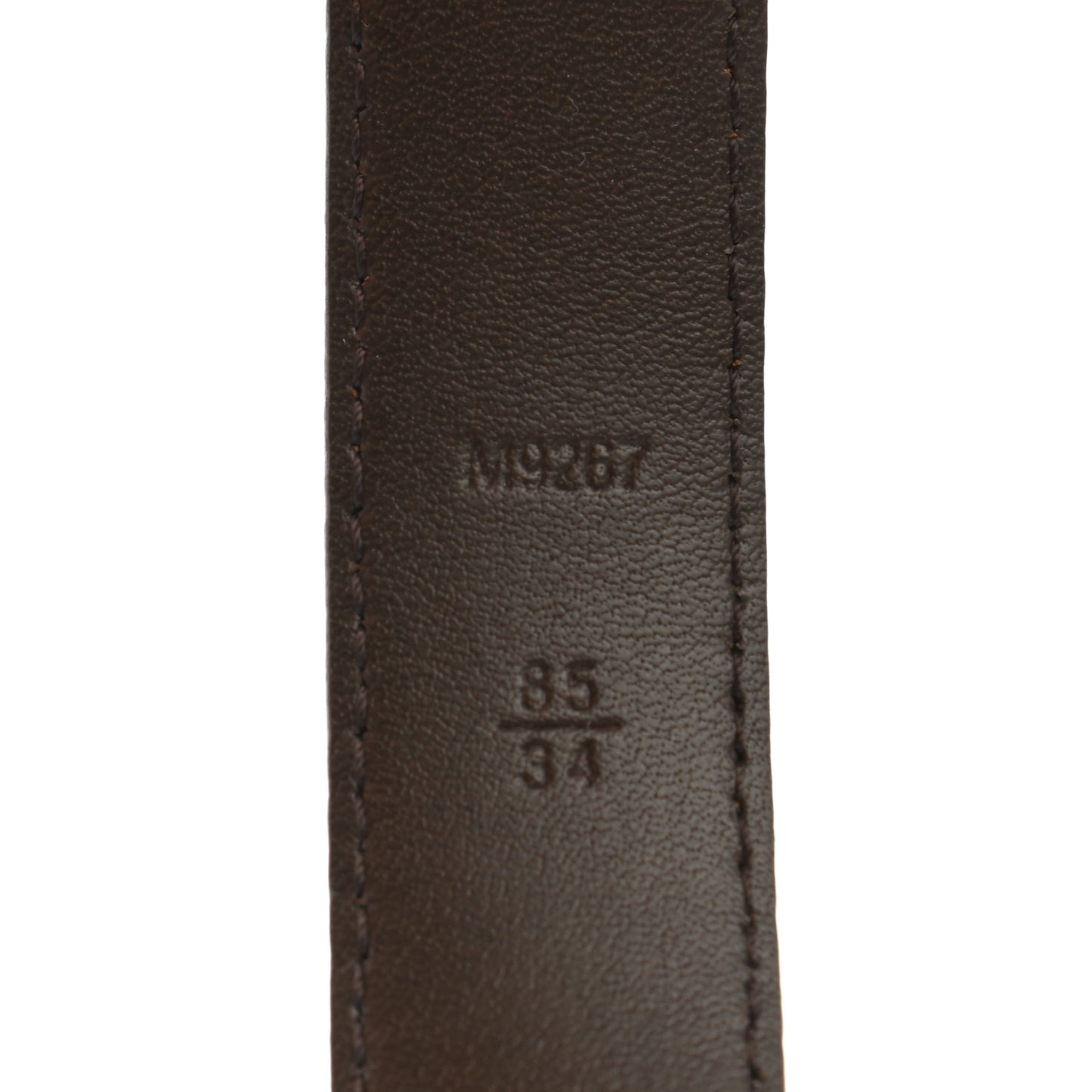 Mini Damier Ebene 25mm LV Initiales Belt 85 34