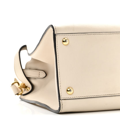Fendi Vitello Seta Century Medium Peekaboo X-Lite Camelia Barolo 8 of 9
