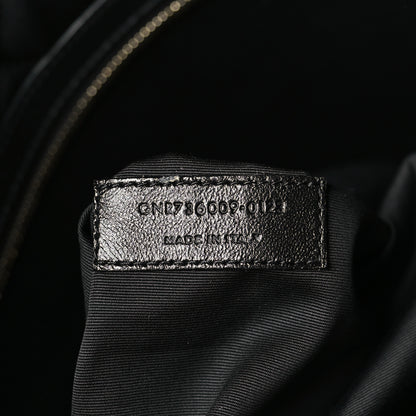 Saint Laurent Calfskin Quilted ES Giant Travel Bag Black 7 of 9