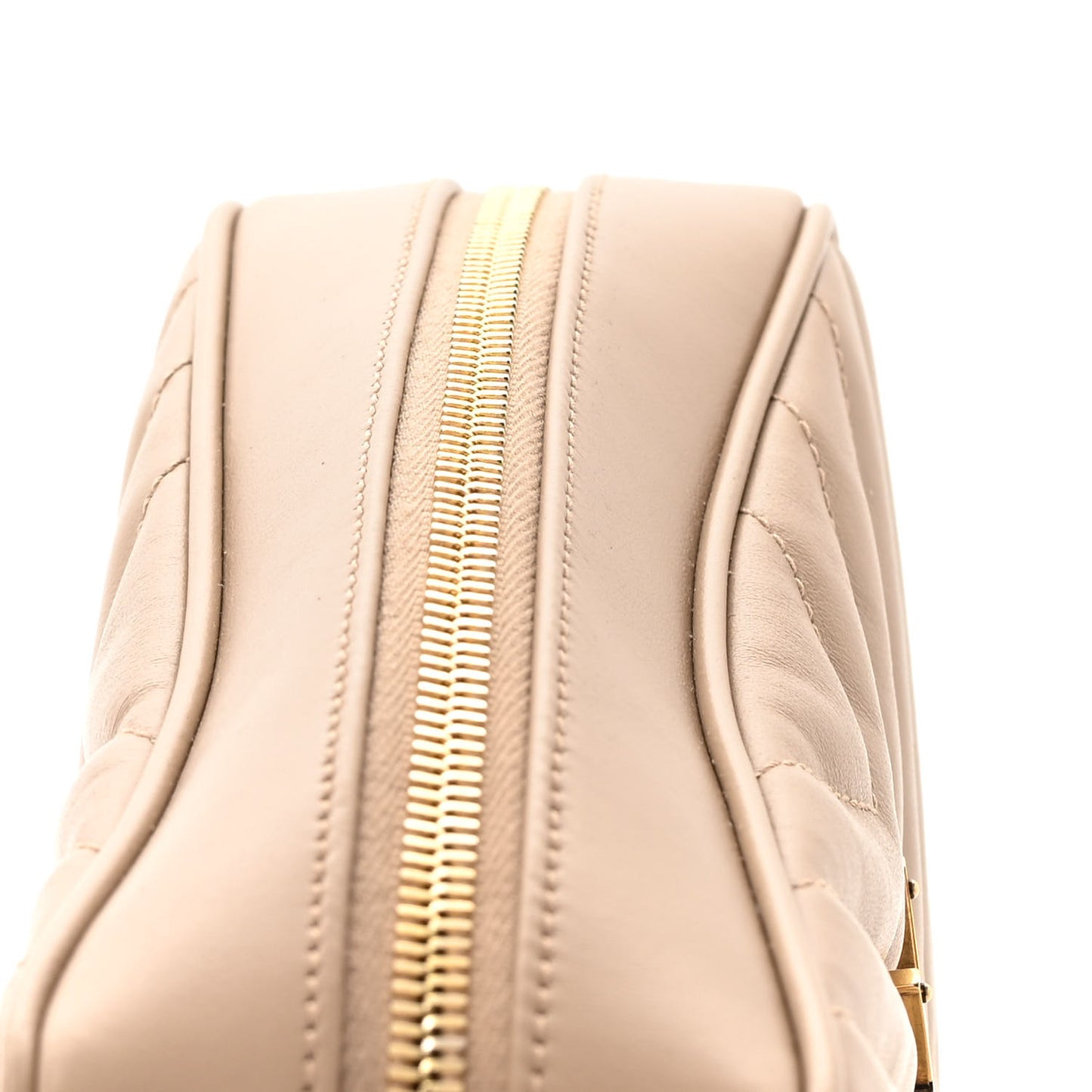 Calfskin Matelasse Monogram Lou Camera Bag Dark Beige