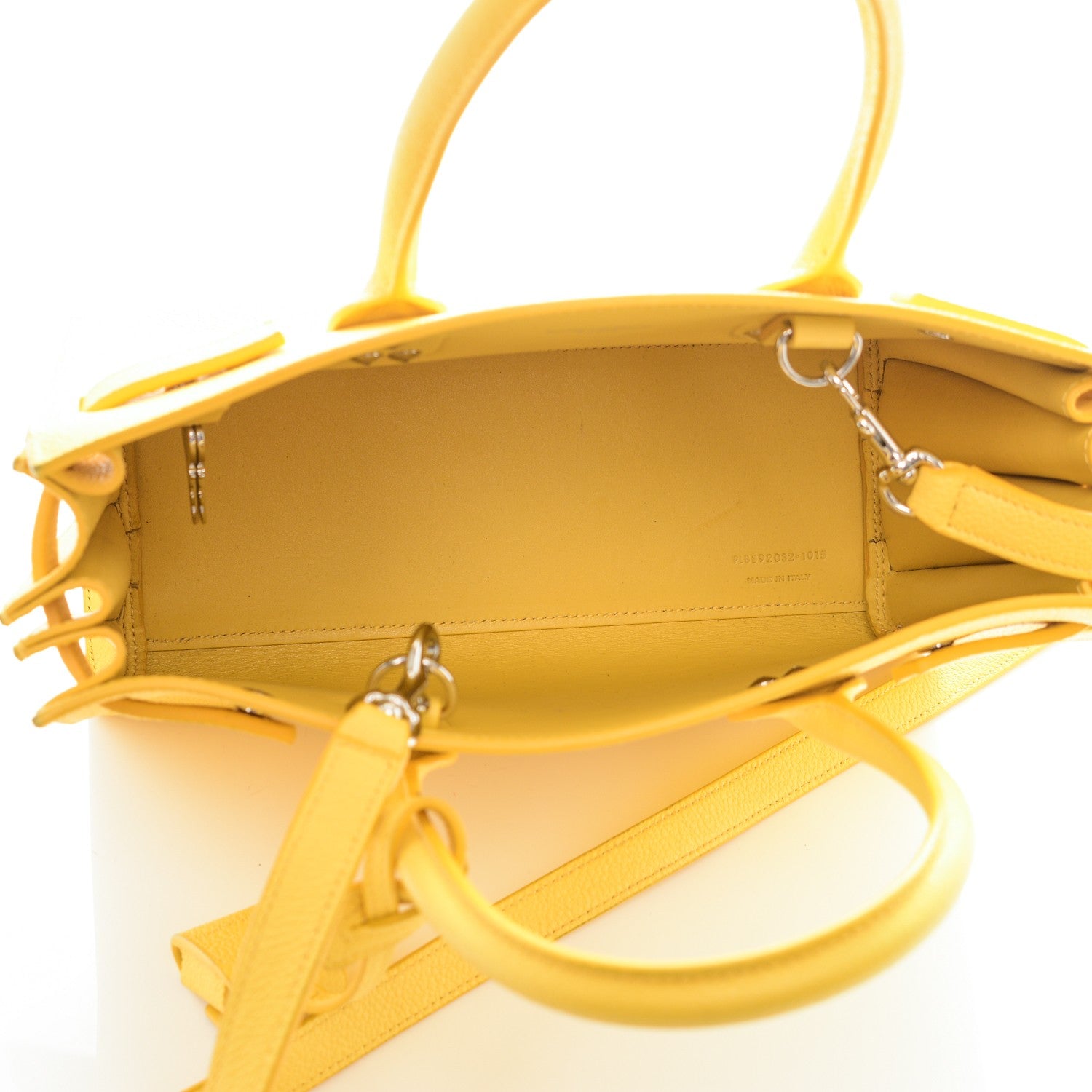 Saint Laurent Grained Calfskin Baby Sac De Jour Yellow 5 of 8