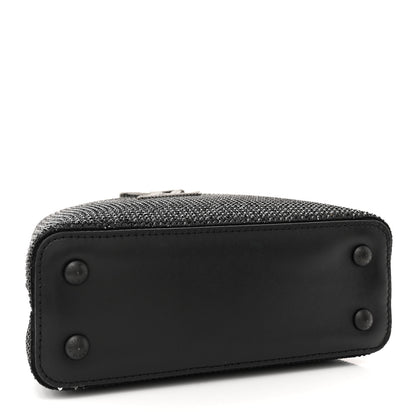 Louis Vuitton Swarovski Calfskin Capucines Mini Black 4 of 11