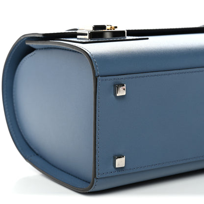 Moynat Box Calfskin Cabotin Blue 7 of 8