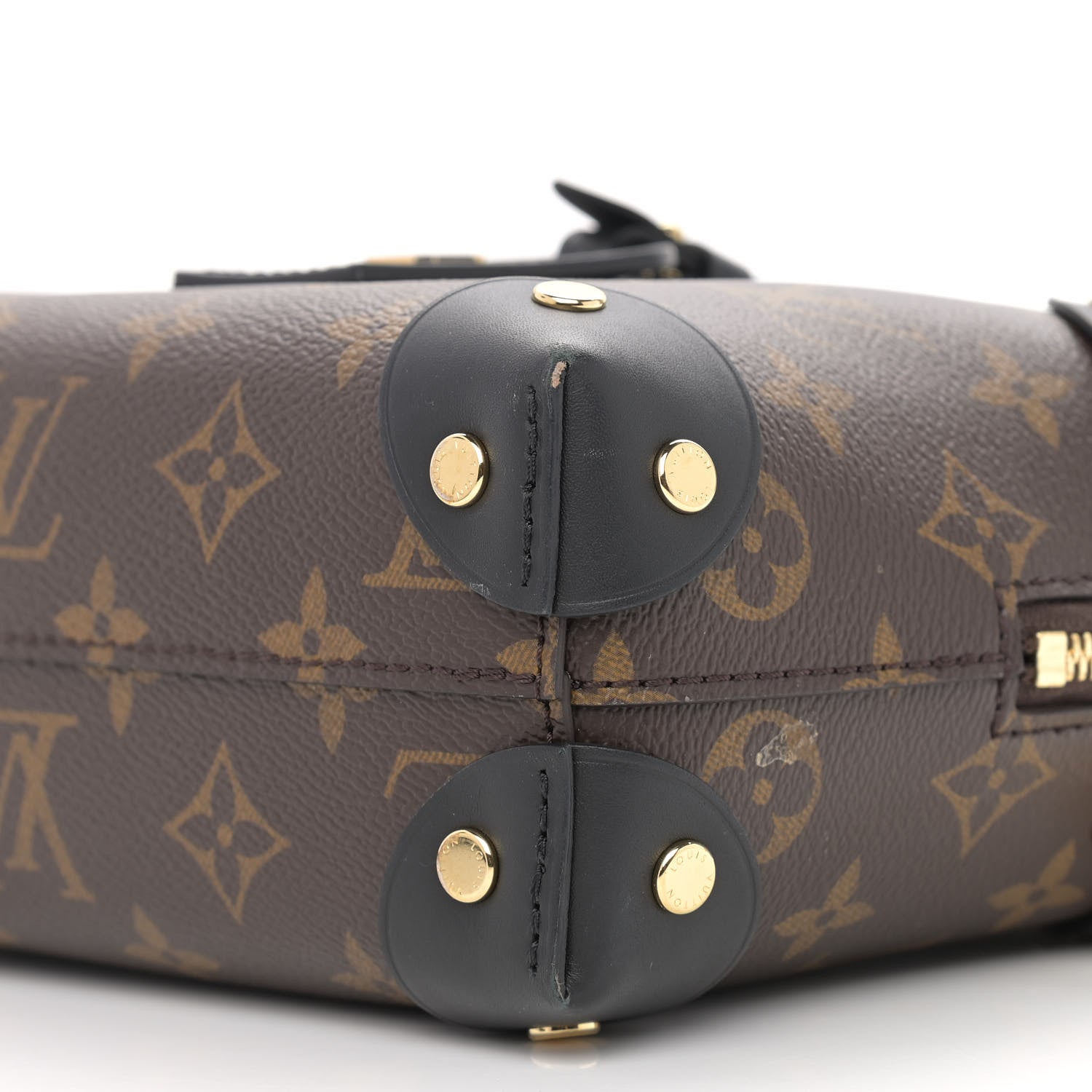 Louis Vuitton Monogram Petite Malle Souple Black 8 of 9