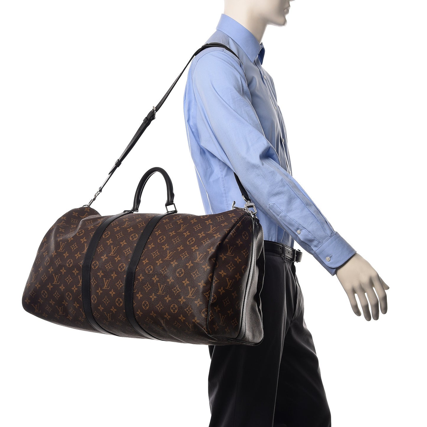 Monogram Macassar Keepall Bandouliere 55