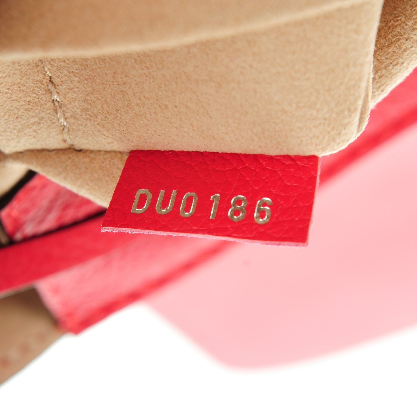 Soft Calfskin Lockme Backpack Rubis