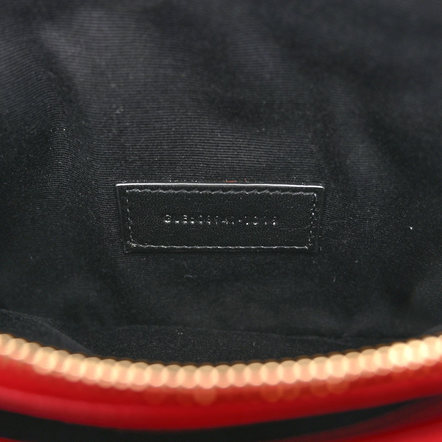Saint Laurent SAINT LAURENT Grained Lambskin Quilted Mini Becky Double Zip Bag Rouge Eros 7 of 11