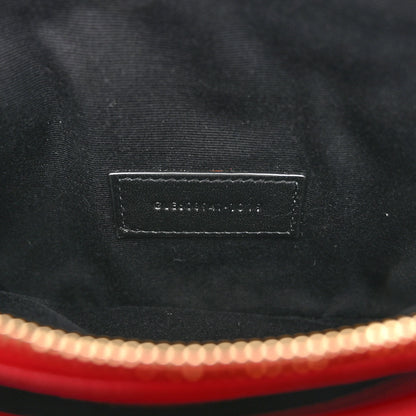 Saint Laurent SAINT LAURENT Grained Lambskin Quilted Mini Becky Double Zip Bag Rouge Eros 7 of 11