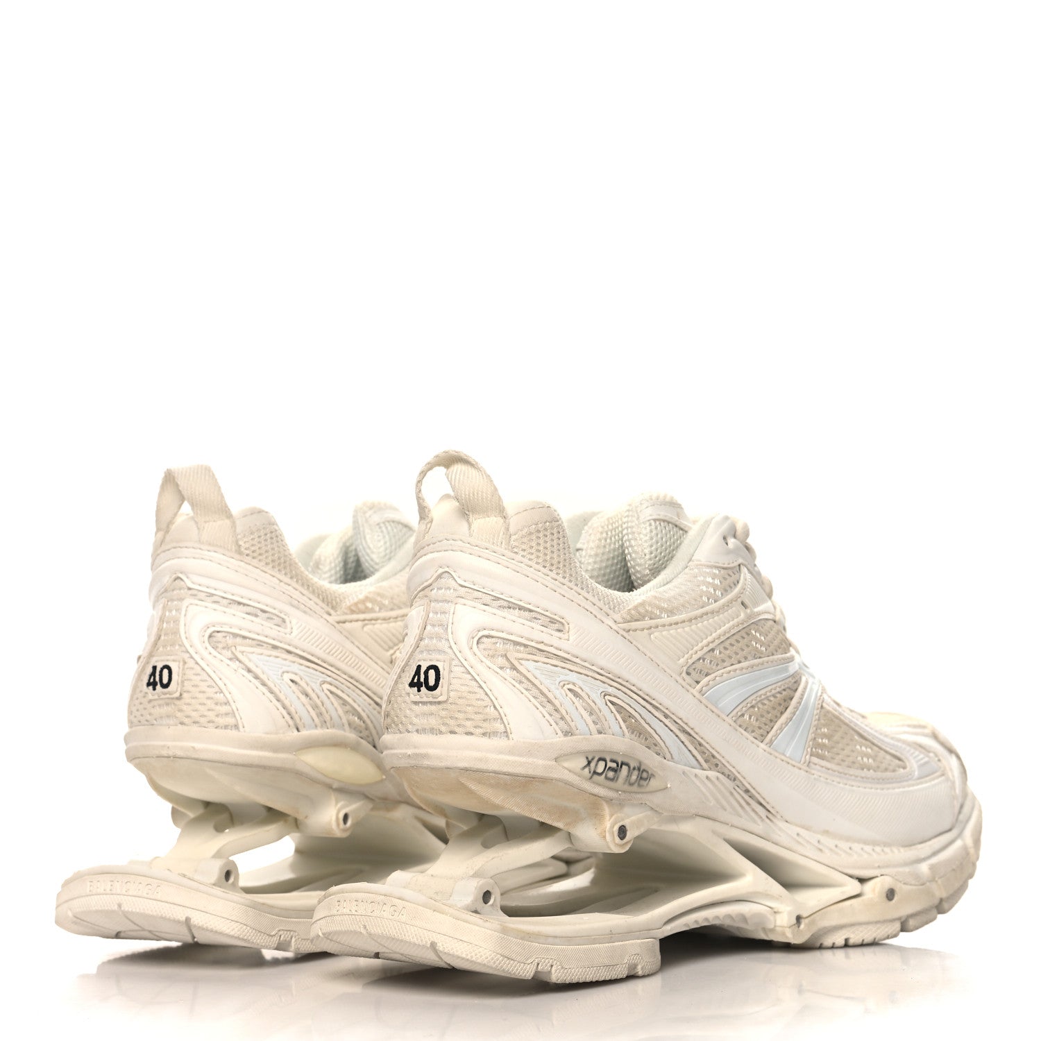 Balenciaga Mesh Rubber Mens X-Pander Sneakers 40 White 5 of 10