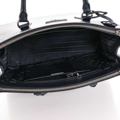 Prada Saffiano Medium Galleria Double Zip Tote Baltico 5 of 6