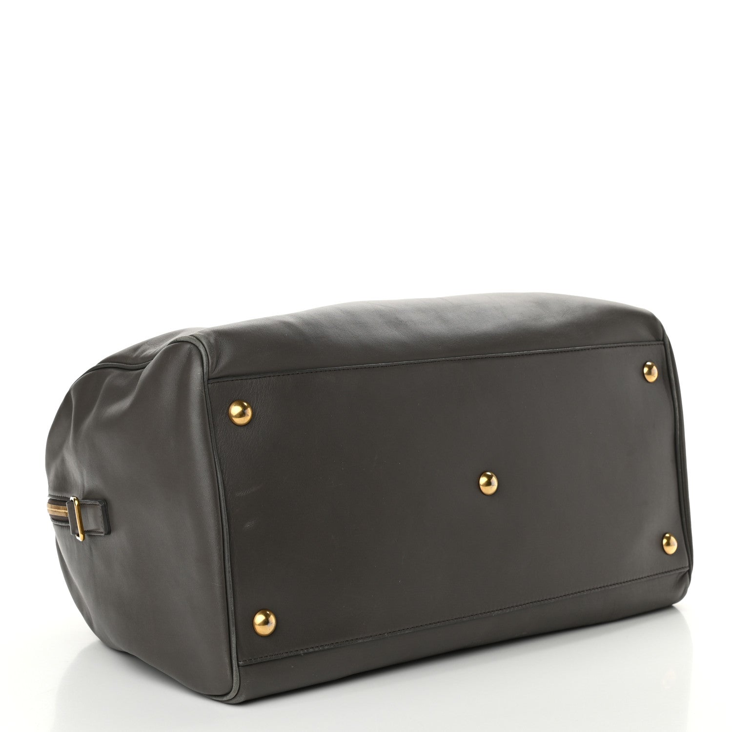 Saint Laurent Calfskin Classic Duffle 12 Earth 4 of 16
