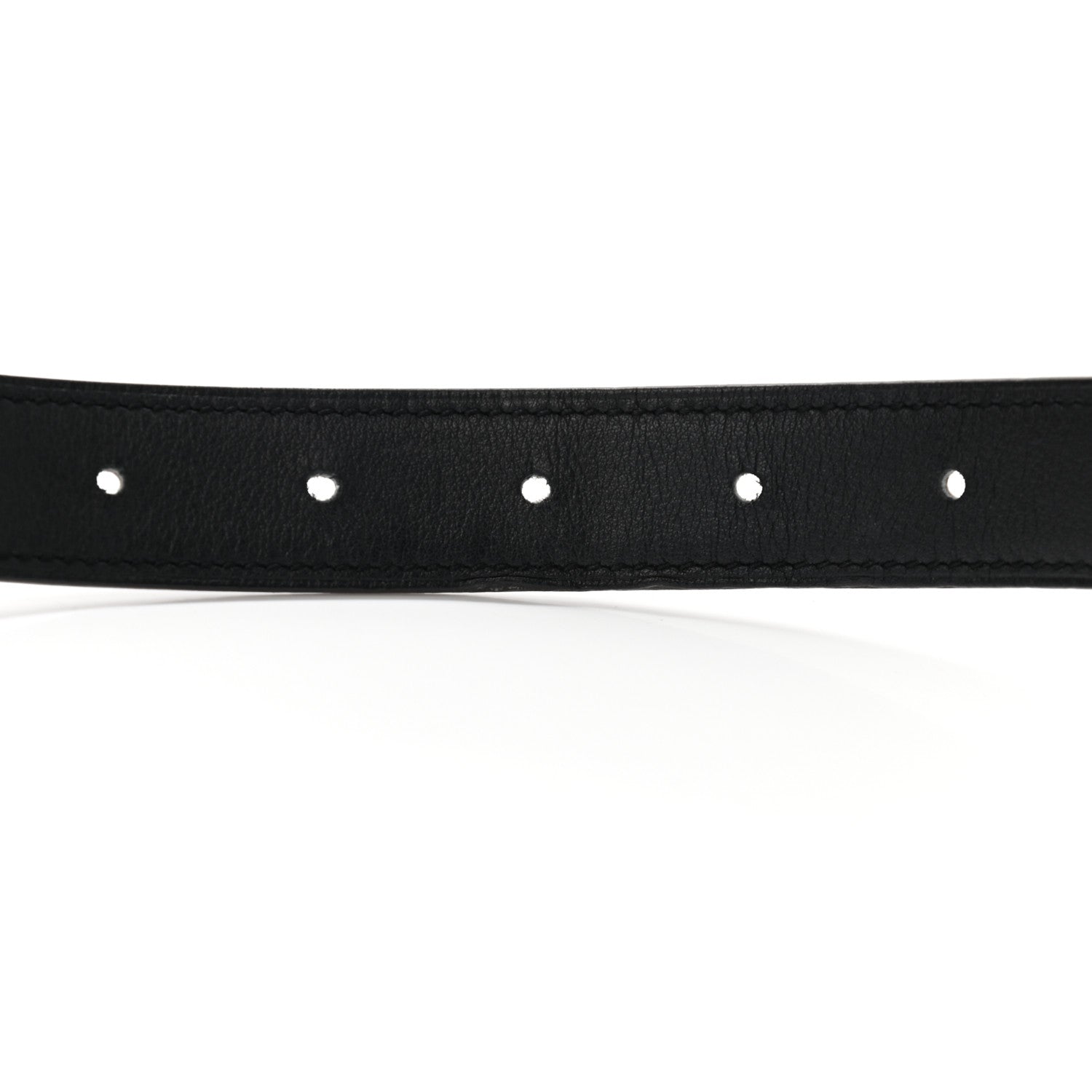 Hermes Swift Epsom 24mm Mini Constance H Belt 90 Black Etoupe 6 of 7