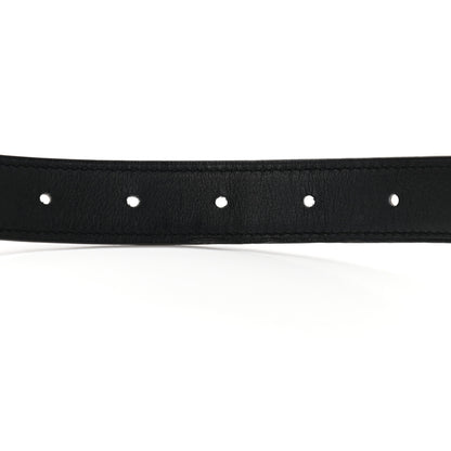 Hermes Swift Epsom 24mm Mini Constance H Belt 90 Black Etoupe 6 of 7