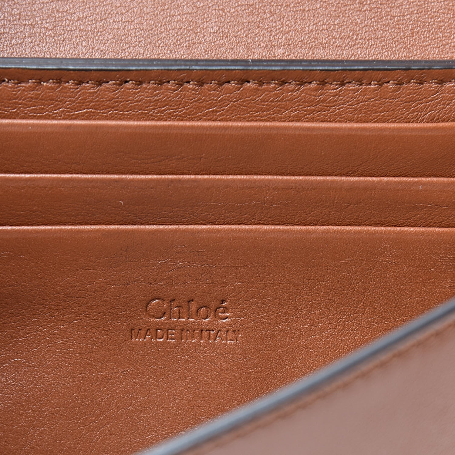Chloe Suede Calfskin Mini Faye Shoulder Bag Tobacco 6 of 12