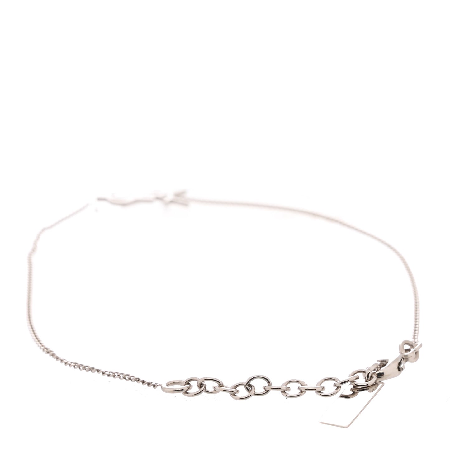 Monogram Charm Bracelet Silver