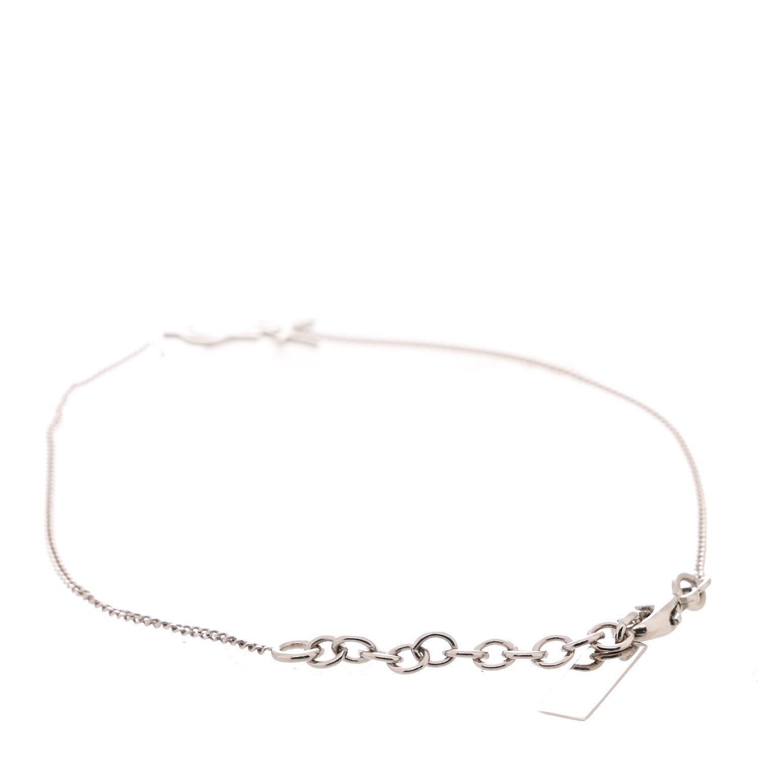 Saint Laurent Monogram Charm Bracelet Silver 2 of 3