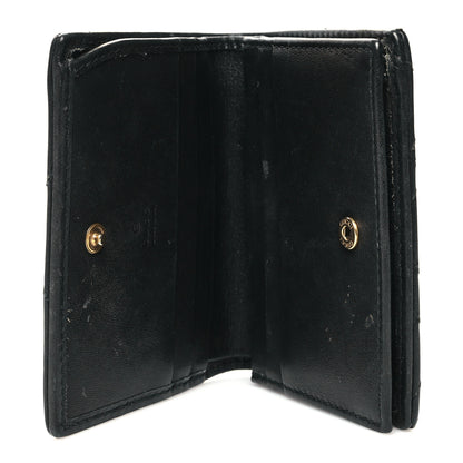 Gucci Calfskin Matelasse GG Marmont Card Case Black 6 of 12