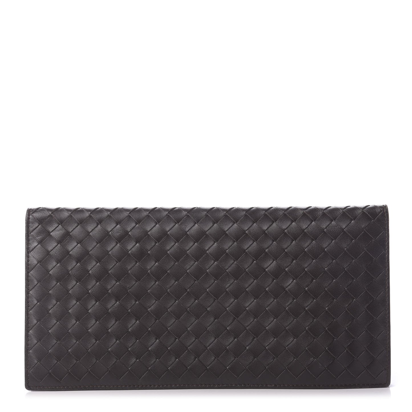 Nappa Intrecciato Flap Wallet Black