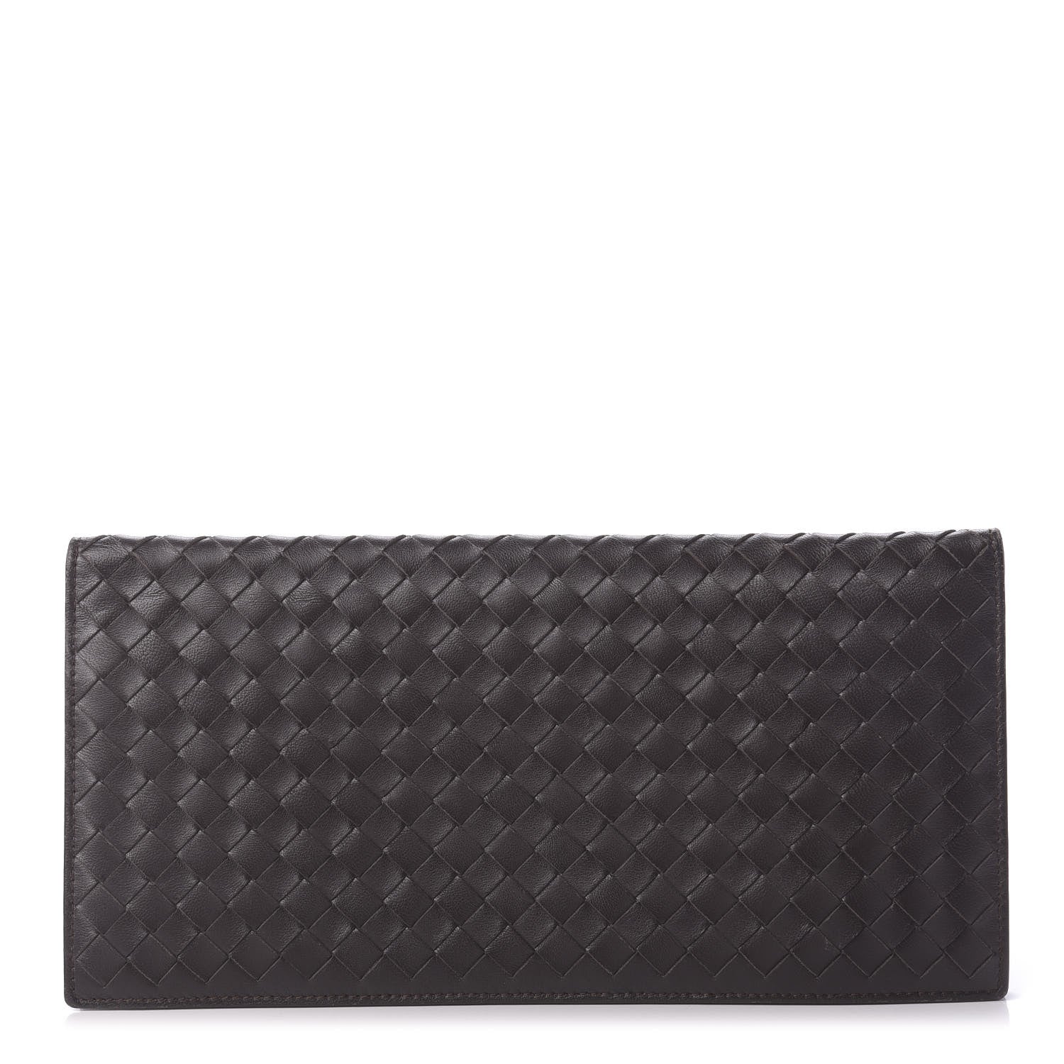Bottega Veneta Nappa Intrecciato Flap Wallet Black 1 of 9