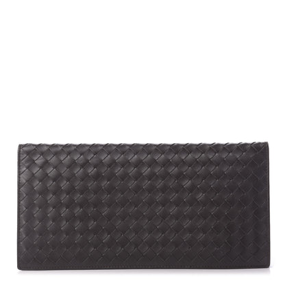 Bottega Veneta Nappa Intrecciato Flap Wallet Black 1 of 9